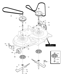 Part Location Diagram of MU92683 Briggs and Stratton Gauge Wheel